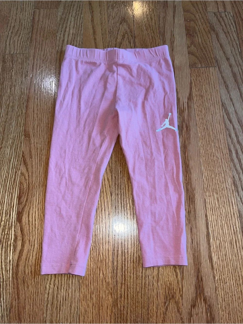 Air Jordan 2-Piece Set w/ Flower Hoodie and Matching Pink Leggings Size 3T